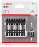 Set di punte per avvitatori a percussione Bosch PH2 T20, 9 pezzi.