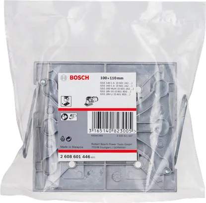 Piastra abrasiva di ricambio Bosch 100×110 mm.