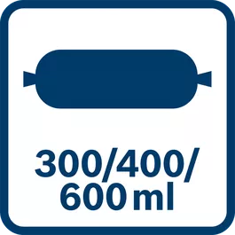 Capacità del sacchetto 300/400/600 ml