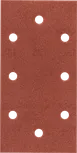 Foglio abrasivo Bosch con otto fori per l'aspirazione della polvere.