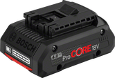 Batteria Bosch ProCORE 18V 4.0Ah.