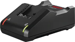 Caricabatterie Bosch GAL 18V-40 con indicatori LED.