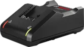 Caricabatterie Bosch GAL 18V-40 con indicatori LED.