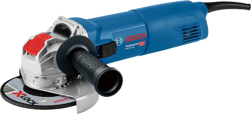 Smerigliatrice angolare Bosch GWX 14-125 con sistema X-LOCK.