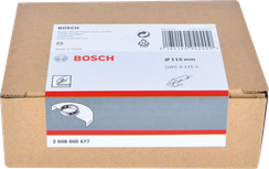 Protezione per levigatura Bosch 115 mm.