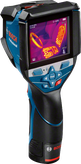 Termocamera Bosch GTC 600 C con visualizzazione delle immagini termiche.