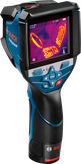 Termocamera Bosch GTC 600 C con visualizzazione delle immagini termiche.
