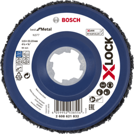 Disco per pulitura X-LOCK N377 metallo