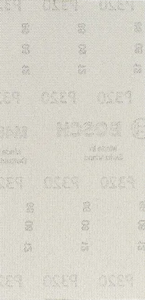 Rete abrasiva Bosch EXPERT M480, grana 320, rete aperta.