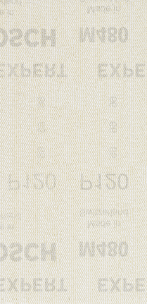 Rete abrasiva Bosch EXPERT M480 G120 a maglia aperta.