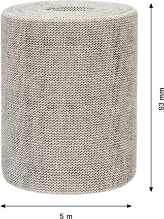 Rotolo di rete abrasiva Bosch EXPERT M480 93 mm x 5 m G100.