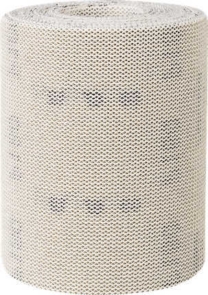 Rotolo di rete abrasiva Bosch EXPERT M480 93 mm G180 per levigatura senza polvere.