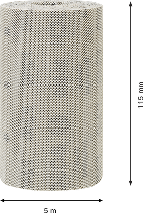 Rotolo di rete abrasiva Bosch EXPERT M480 115 mm x 5 m G240.
