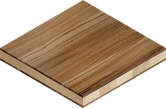 Pannello per mobili in legno massello.