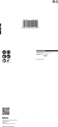 Carta abrasiva Bosch EXPERT C470 115 x 280 mm 100 G confezione da 10.