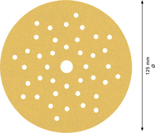 Disco abrasivo multiforo Bosch EXPERT C470 da 125 mm.