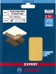 Set di carta abrasiva Bosch EXPERT C470 per levigatrici orbitali, 115x140 mm.