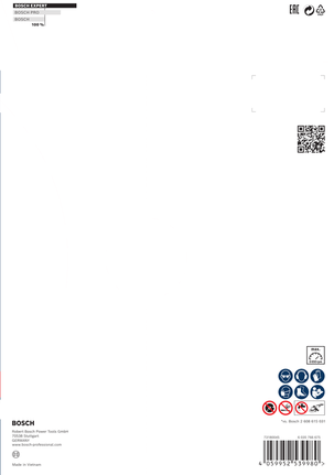 Disco da taglio diamantato Bosch EXPERT Multi Material, 230 mm.