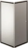 Bersaglio laser Bosch grigio, design pieghevole.
