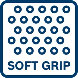 Uso confortevole dell’utensile grazie al rivestimento Softgrip