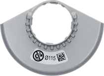 Protezione Bosch senza coperchio, diametro 115 mm.