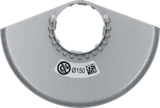 Protezione Bosch senza coperchio per dischi da 150 mm.