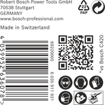 Carta abrasiva Bosch EXPERT C470 115×107 mm G120 confezione da 50.