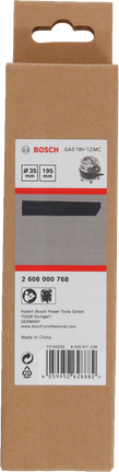 Bocchetta per fessure Bosch 40x40x194mm per aspirapolvere con diametro di 35mm.