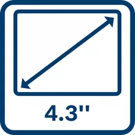 Formato display 4.3"