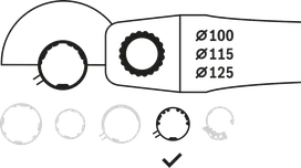 Cuffia Protezione Bosch Professional Per Smerigliatrici Ø125mm - Foto 6