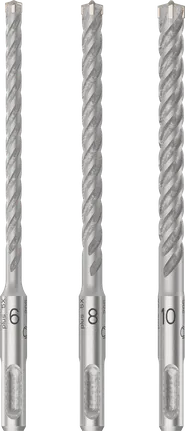 Set di punte per trapano a percussione Bosch PRO SDS plus-5X da 6/8/10 mm.