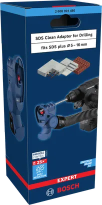 Adattatore EXPERT SDS Clean per foratura