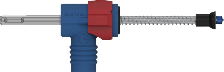 Punta per trapano a percussione Bosch EXPERT SDS Clean plus-8X con sistema di aspirazione della polvere.