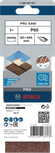 Confezione di nastri abrasivi Bosch PRO X440 60x400mm G60.
