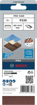 Cinghia abrasiva Bosch PRO X440 65 x 410 mm G220, confezione da 3.