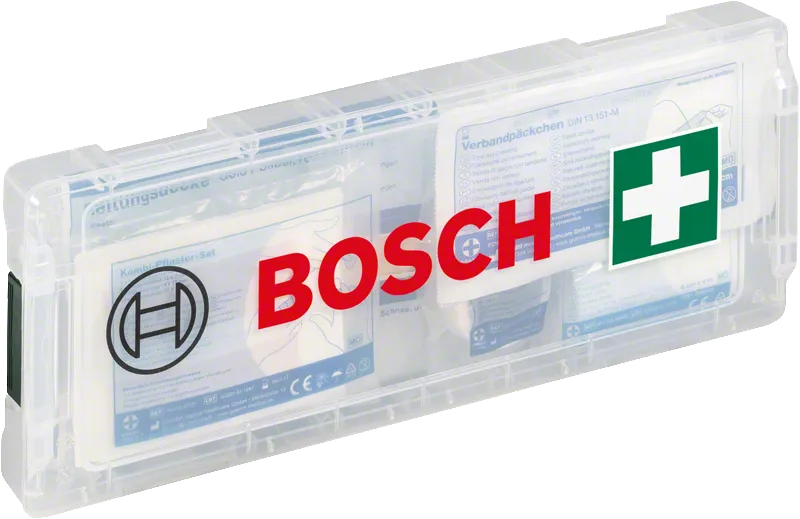 Kit di pronto soccorso Bosch L-BOXX Micro, custodia compatta.