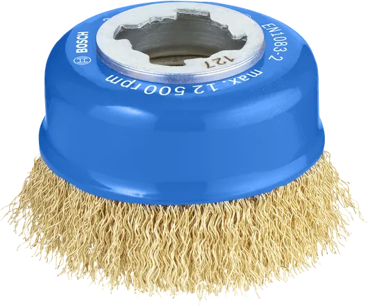 Spazzola a tazza Bosch PRO Metal clean 75mm X-LOCK.