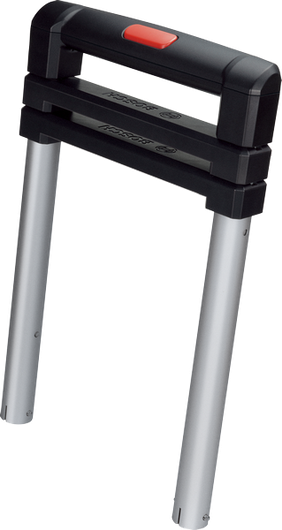 Accessorio con manico telescopico Bosch con lunghezza regolabile.