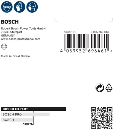 Foglio abrasivo manuale Bosch EXPERT W480 1/4.