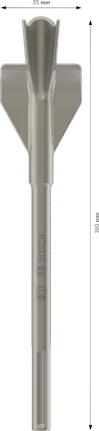 Scalpello alato per scavo Bosch PRO SDS max 35x380 mm.