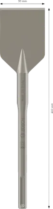 Tagliaasfalto Bosch PRO SDS max, scalpello 90x400 mm.