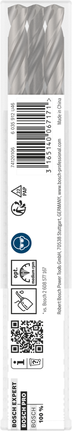 Punta elicoidale lunga Bosch PRO Metal HSS-G da 8 mm, confezione da 8.