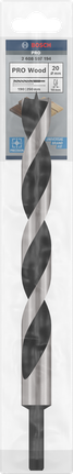 Punta da trapano Bosch PRO Wood da 20 mm con punta a croce.