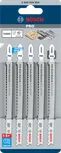 Lame per seghetto alternativo Bosch PRO Multi Material T345XF, confezione da 5.