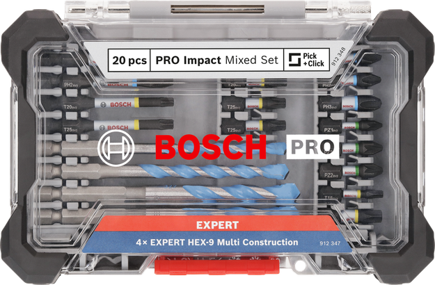 Set misto Bosch PRO Impact 20 pz.