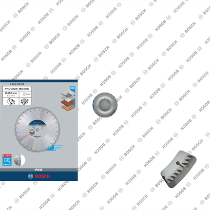 Disco diamantato multimateriale Bosch PRO 400 x 25,4 mm.