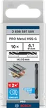 Set di punte da trapano a doppia estremità Bosch PRO Metal HSS-G.