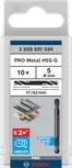 Punta da trapano elicoidale a doppia estremità Bosch PRO Metal HSS-G da 5 mm.