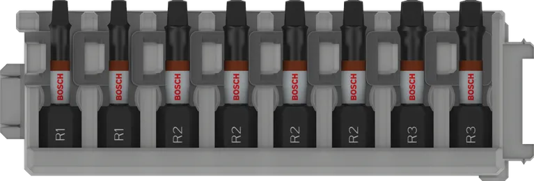 Set di punte a percussione Bosch PRO R R1 R2 R3 55 mm 8 pz.