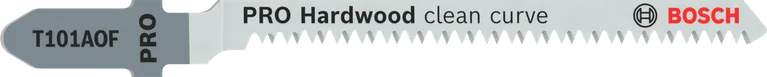 Lama per seghetto alternativo Bosch PRO Hardwood Clean Curve T101AOF.